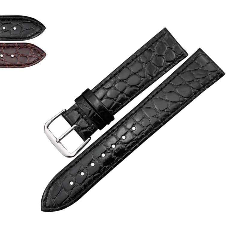 Watch black deals leather strap