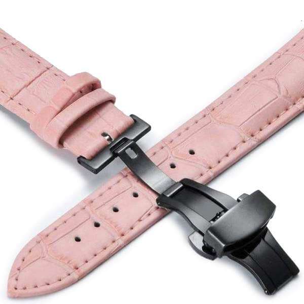 18mm blush leather outlet strap