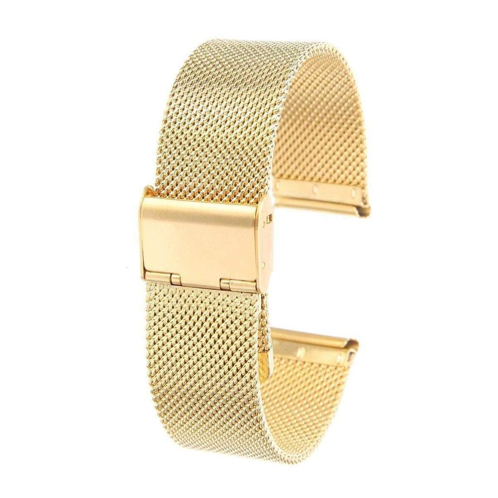 Gold metal sale watch strap