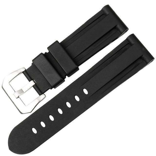 24mm rubber online strap