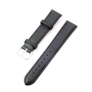 8mm 10mm 12mm 14mm 16mm 18mm 20mm 22mm Brown / Black Leather Watch Strap [W111]